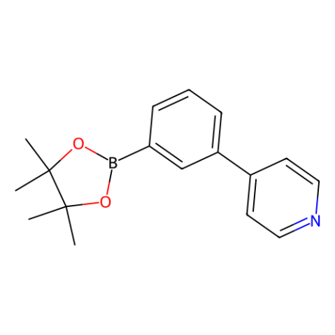 4-[3-(4,4,5,5-四甲基-1,3,2-二氧杂环戊硼烷-2-基)苯基]吡啶,4-[3-(4,4,5,5-Tetramethyl-1,3,2-dioxaborolan-2-yl)phenyl]pyridine