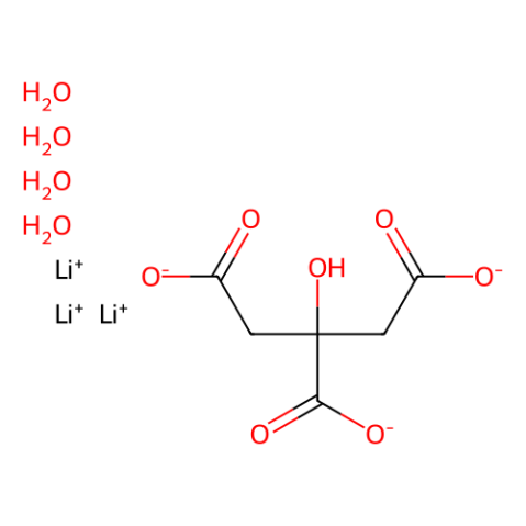 柠檬酸锂 四水合物,Lithium citrate tribasic tetrahydrate