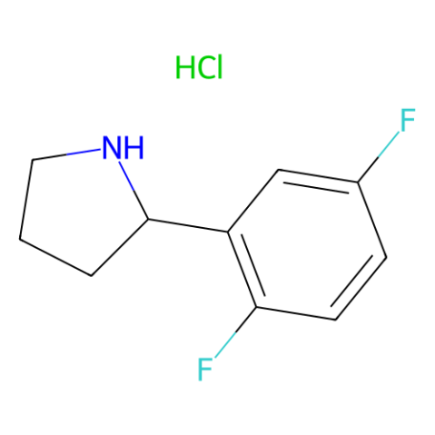 (R)-2-(2,5-二氟苯基)吡咯烷鹽酸鹽,(R)-2-(2,5-Difluorophenyl)pyrrolidine hydrochloride