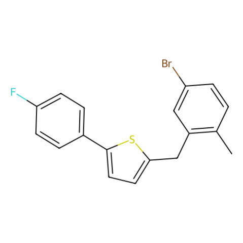 2-(2-甲基-5-溴苄基)-5-(4-氟苯)噻吩,2-(5-Bromo-2-methylbenzyl)-5-(4-fluorophenyl)thiophene