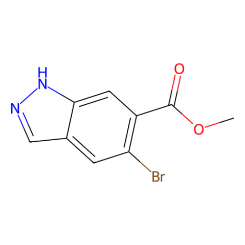 5-溴-1 H -吲唑-6-羧酸甲酯,Methyl 5-bromo-1H-indazole-6-carboxylate