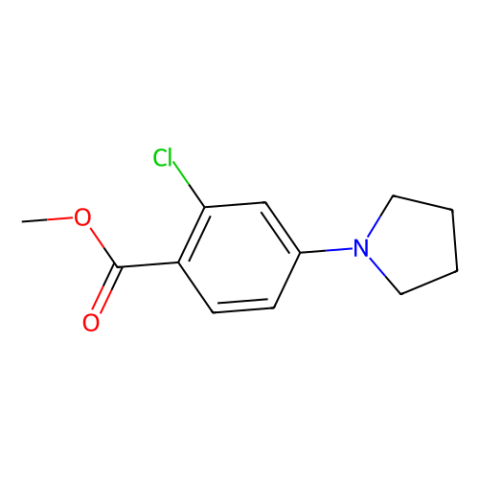 2-氯-4-(1-吡咯烷基)苯甲酸甲酯,Methyl 2-chloro-4-(pyrrolidin-1-yl)benzoate