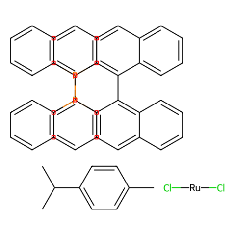 [(S)-(-)-2,2'-双(二苯基膦)-1,1'-联萘基](对伞花烃)氯化钌(II)氯化物,(S)-RuCl[(p-cymene(BINAP)]Cl