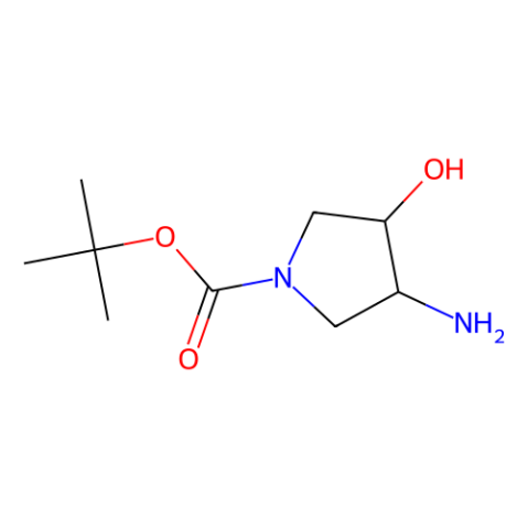 3-氨基-4-羟基-1-吡咯烷羧酸叔丁酯,tert-Butyl 3-amino-4-hydroxypyrrolidine-1-carboxylate