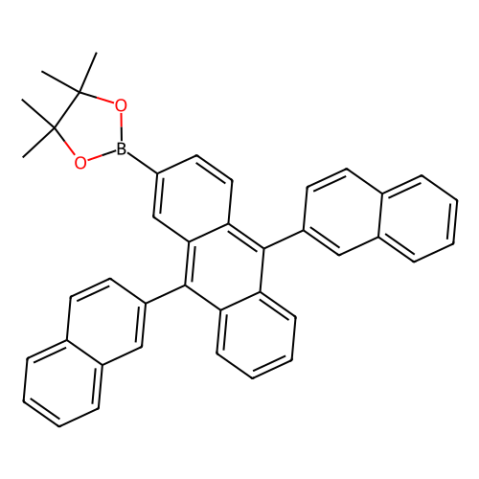 2-[9,10-二(萘-2-基)蒽-2-基]-4,4,5,5-四甲基-1,3,2-二氧杂环戊硼烷,2-[9,10-Di(naphthalen-2-yl)anthracen-2-yl]-4,4,5,5-tetramethyl-1,3,2-dioxaborolane