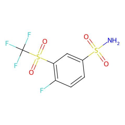 4-氟-3-[（三氟甲基）磺酰基]苯磺酰胺,4-Fluoro-3-[(trifluoromethyl)sulfonyl]benzenesulfonamide