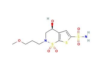 (S)-3,4-二氢-4-羟基-2-(3-甲氧丙基)-2H-噻吩并[3,2-e]-1,2-噻嗪-6-磺酰胺1,1-二氧化物,(S)-4-Hydroxy-2-(3-methoxypropyl)-3,4-dihydro-2H-thieno[3,2-e][1,2]thiazine-6-sulfonamide 1,1-dioxide