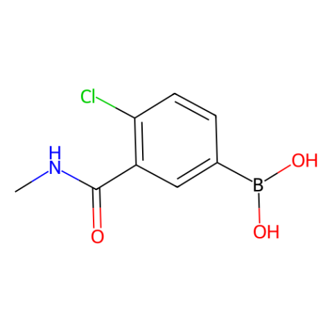 4-氯-3-(N-甲基氨基甲酰基)苯基硼酸(含有数量不等的酸酐),4-Chloro-3-(N-methylcarbamoyl)phenylboronic acid(contains varying amounts of Anhydride)