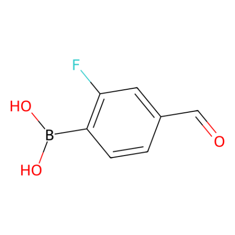 2-氟-4-甲酰基苯硼酸 (含有数量不等的酸酐),2-Fluoro-4-formylphenylboronic Acid (contains varying amounts of Anhydride)