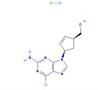 (1S,4R)-4-(2-氨基-6-氯-9H-嘌呤-9-基)-2-环戊烯-1-甲醇盐酸盐,((1S,4R)-4-(2-Amino-6-chloro-9H-purin-9-yl)cyclopent-2-en-1-yl)methanol hydrochloride