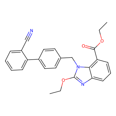 2-乙氧基-1-[(2'-氰基联苯-4-基)甲基]苯并咪唑-7-羧酸乙酯,Ethyl-2-ethoxy-1-[[(2'-cyanobiphenyl-4-yl) methyl] benzimidazole]-7-carboxylate