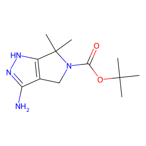 3-氨基-6,6-二甲基-1H,4H,5H,6H-叔吡咯并[3,4-c]吡唑-5-羧酸叔丁酯,tert-butyl 3-amino-6,6-dimethyl-1H,4H,5H,6H-pyrrolo[3,4-c]pyrazole-5-carboxylate