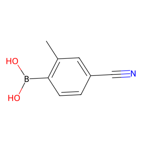 2-甲基-4-氰基苯硼酸(含不定量的酸酐),2-Methyl-4-cyanophenylboronic acid(contains varying amounts of Anhydride)