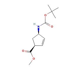 (1S,4R)-甲基-4-((叔丁氧羰基)氨基)環(huán)戊-2-烯羧酸,(1S,4R)-Methyl 4-((tert-butoxycarbonyl)amino)cyclopent-2-enecarboxylate