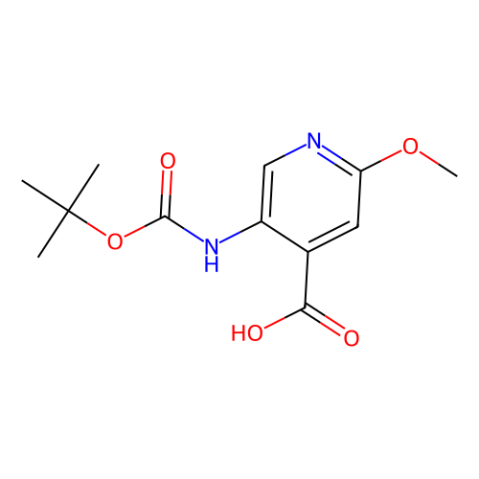 5-(叔丁氧羰基氨基)-2-甲氧基吡啶-4-羧酸,5-{[(tert-butoxy)carbonyl]amino}-2-methoxypyridine-4-carboxylic acid