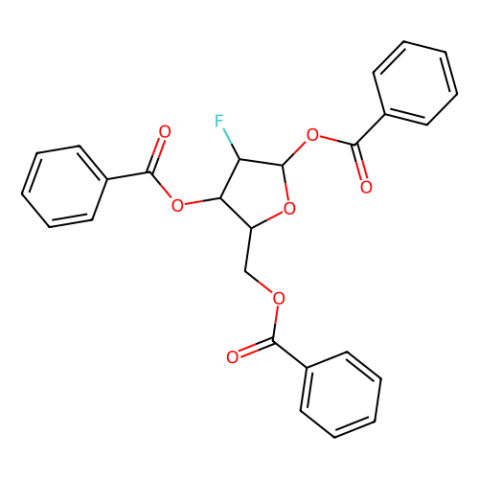 2-脱氧-2-氟-1,3,5-三-O-苯甲酰基-α-D-阿拉伯呋喃糖,2-Deoxy-2-fluoro-1,3,5-tri-O-benzoyl-α-D- arabinofuranose