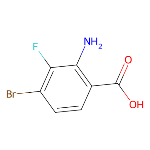2-氨基-4-溴-3-氟苯甲酸,2-amino-4-bromo-3-fluorobenzoic acid