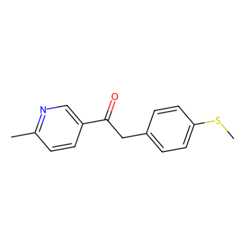 1-(6-甲基-3-吡啶)-2-[4-(甲巰基)苯基]-乙酮,1-(6-Methylpyridin-3-yl)-2-(4-(methylthio)phenyl)ethanone