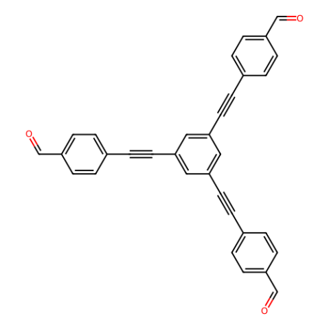 4,4',4''-[苯-1,3,5-三基三(乙炔-2,1-二基)]三苯甲醛,4,4',4''-(Benzene-1,3,5-triyltris(ethyne-2,1-diyl))tribenzaldehyde