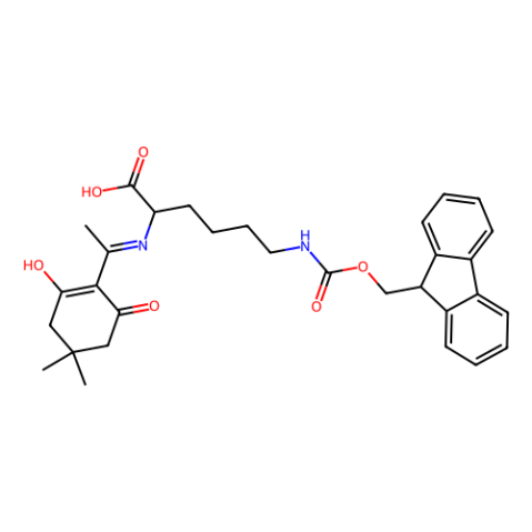 Nalpha-1-(4,4-二甲基-2,6-二氧环己基-1-烯基)乙基-Nepsilon-Fmoc-L-赖氨酸,N^a-1-(4,4-Dimethyl-2,6-dioxocyclohex-1-ylidene)ethyl-N^e-Fmoc-L-lysine