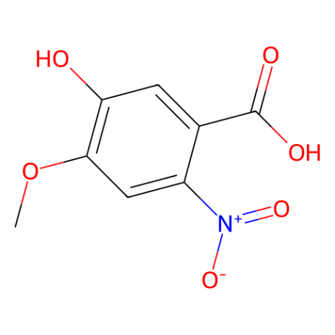 5-羟基-4-甲氧基-2-硝基苯甲酸,5-Hydroxy-4-methoxy-2-nitrobenzoic acid