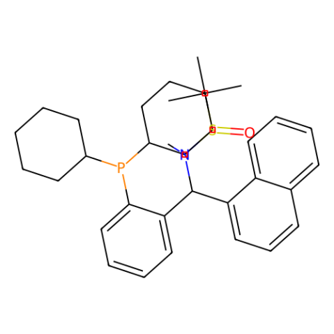 [S（R）]-N-[（S）-[2-（二环己基膦基）苯基]-1-萘甲基]-N，2-二甲基-2-丙烷亚磺酰胺,[S(R)]-N-[(S)-[2-(Dicyclohexylphosphino)phenyl]-1-naphthalenylmethyl]-N,2-dimethyl-2-propanesulfinamide