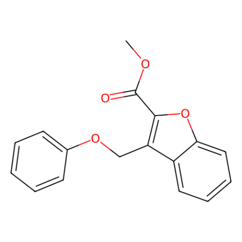 Methyl 3-(phenoxymethyl)-1-benzofuran-2-carboxylate,Methyl 3-(phenoxymethyl)-1-benzofuran-2-carboxylate