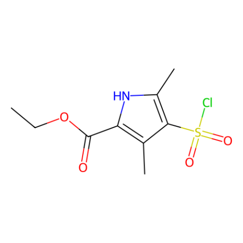 4-（氯磺酰基）-3,5-二甲基-1H-吡咯-2-羧酸乙酯,Ethyl 4-(chlorosulphonyl)-3,5-dimethyl-1H-pyrrole-2-carboxylate