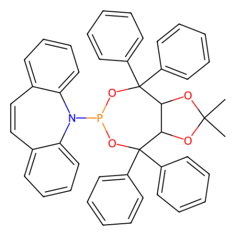 5-[(3aR,8aR)-四氢-2,2-二甲基-4,4,8,8-四苯基-1,3-二氧杂环[4,5-e][1,3,2]二氧杂膦-6-基]-5H-二苯并[b,f]氮杂,5-((3aR,8aR)-2,2-Dimethyl-4,4,8,8-tetraphenyltetrahydro-[1,3]dioxolo[4,5-e][1,3,2]dioxaphosphepin-6-yl)-5H-dibenzo[b,f]azepine