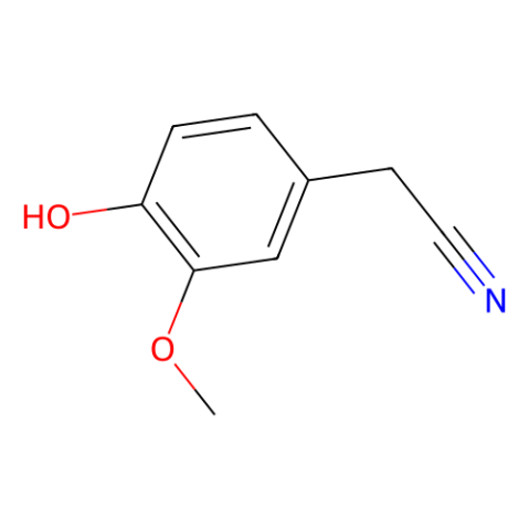 3-甲氧基-4-羟基苯乙腈,4-Hydroxy-3-methoxyphenylacetonitrile