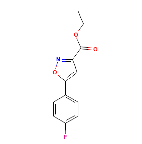 5-(4-氟苯基)异恶唑-3-羧酸乙酯,Ethyl 5-(4-fluorophenyl)isoxazole-3-carboxylate