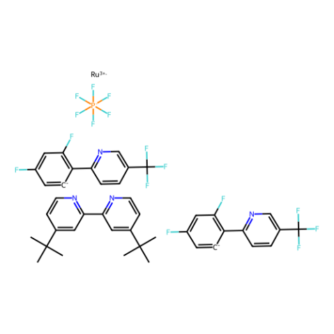 (4,4'-二叔丁基-2,2'-聯(lián)吡啶)雙[3,5-二氟-2-[5-三氟甲基-2-吡啶基-κN]苯基-κC]銥(III)六氟磷酸鹽,(4,4'-Di-tert-butyl-2,2'-bipyridine)bis[3,5-difluoro-2-[5-trifluoromethyl-2-pyridinyl-κN)phenyl-κC]iridium(III) Hexafluorophosphate