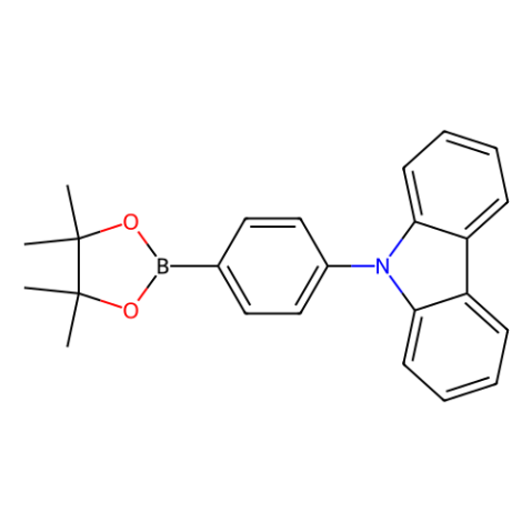 9-[4-(4,4,5,5-四甲基-1,3,2-二氧杂环戊硼烷-2-基)苯基]-9H-咔唑,9-Carbazolylbenzeneboronic acid pinacol ester