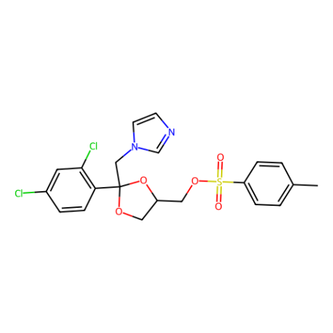 顺式-[2-(2,4-二氯苯基)-2-(1H-咪唑-1-基甲基)-1,3-二氧戊环-4-基]甲醇对甲苯磺酸酯,(cis-2-((1H-Imidazol-1-yl)methyl)-2-(2,4-dichlorophenyl)-1,3-dioxolan-4-yl)methyl 4-methylbenzenesulfonate