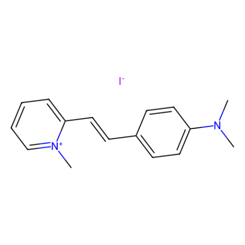 2-[4-(二甲氨基)苯乙烯基]-1-甲基吡啶碘,2-(4-dimethylaminostyryl)-1-methyl-pyridinium iodide