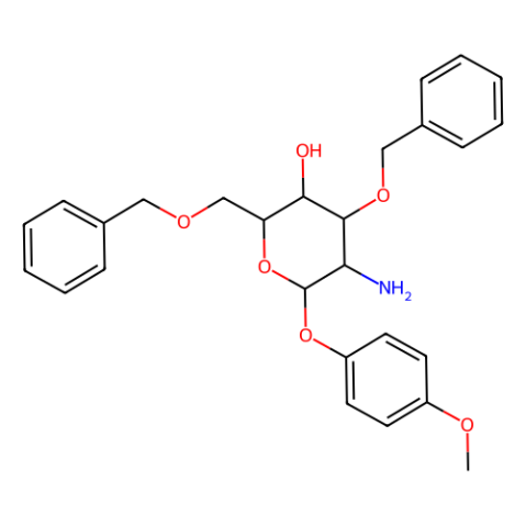 4-甲氧苯基-2-氨基-3,6-二-O-苄基-2-脱氧-β-D-吡喃葡萄糖苷,4-Methoxyphenyl 2-Amino-3,6-di-O-benzyl-2-deoxy-β-D-glucopyranoside