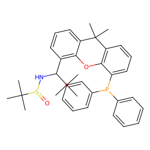 [S（R）]-N-[（1S）-1-[5-（二苯基膦基）-9,9-二甲基-9H-黄嘌呤-4-基]-2,2-二甲基丙基]-2-甲基-2-丙烷亚磺酰胺,[S(R)]-N-[(1S)-1-[5-(Diphenylphosphino)-9,9-dimethyl-9H-xanthen-4-yl]-2,2-dimethylpropyl]-2-methyl-2-propanesulfinamide