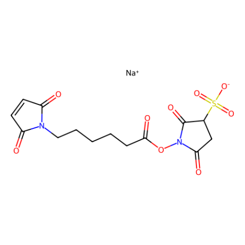 ε-马来酰亚胺己酸磺基琥珀酰亚胺酯 (Sulfo-EMCS),N-([ε-Maleimidocaproyloxy)sulfosuccinimide ester