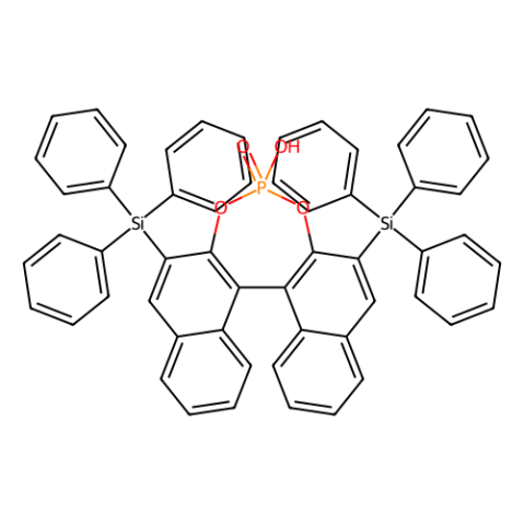 (R)-(–)-3,3′-雙(三苯甲硅烷基)-1,1′-聯(lián)萘-2,2′-二酚磷酸酯,(R)-(-)-3,3''-Bis(triphenylsilyl)-1,1''-binaphthyl-2,2''-diyl hydrogen phosphate