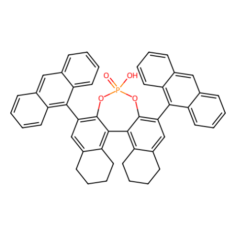 (R)-3,3'-双(9-蒽基)-5,5',6,6',7,7',8,8'-八氢-1,1'-联萘酚磷酸酯,(11bR)-2,6-Di-9-anthracenyl-8,9,10,11,12,13,14,15-octahydro-4-hydroxy-4-oxide-dinaphtho[2,1-d:1',2'-f][1,3,2]dioxaphosphepin
