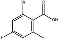 2-溴-4-氟-6-甲基苯甲酸,2-Bromo-4-fluoro-6-methylbenzoicacid