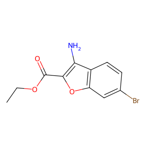 3-氨基-6-溴苯并呋喃-2-羧酸乙酯,ethyl 3-aMino-6-broMo-1-benzofuran-2-carboxylate