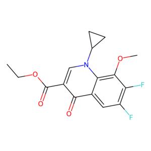 1-环丙基-6,7-二氟-1,4-二氢-8-甲氧基-4-氧-3-喹啉甲酸乙酯,Ethyl 1-Cyclopropyl-6,7-difluoro-1,4-dihydro-8- methoxy-4-oxo-3-quinolinecarboxylate