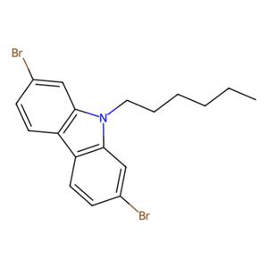 aladdin 阿拉丁 D154427 2,7-二溴-9-己基咔唑 654676-12-7 >98.0%