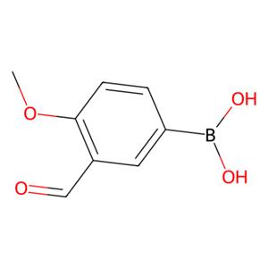 3-甲酰基-4-甲氧基苯硼酸(含有不等量的酸酐),3-Formyl-4-methoxyphenylboronic acid(Contains varying amounts of anhydride)