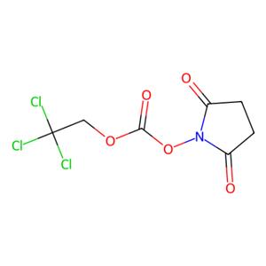 aladdin 阿拉丁 N159869 N-(2,2,2-三氯乙氧基羰基氧基)琥珀酰亚胺 66065-85-8 98.0%(GC)(N)