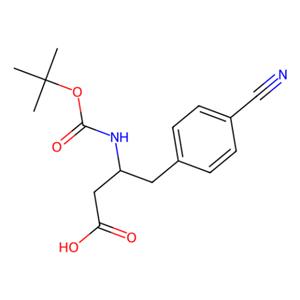 Boc-(R)-3-氨基-4-(4-氰基-苯基)-丁酸,(R)-Boc-4-cyano-β-Homophe-OH