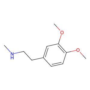 aladdin 阿拉丁 D137579 2-(3,4-二甲氧基苯基)-N-甲基乙胺 3490-06-0 ≥95.0%(GC)