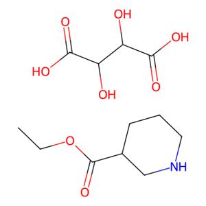 aladdin 阿拉丁 N128609 (R)-3-哌啶甲酸乙酯-L-酒石酸盐 167392-57-6 ≥98.0%