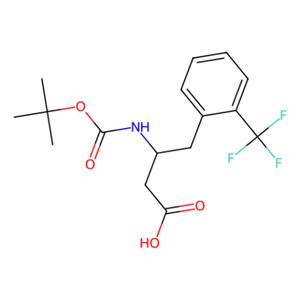 aladdin 阿拉丁 I134902 Boc-(S)-3-氨基-4-(2-三氟甲基苯基)-丁酸 270065-74-2 ≥98.0%